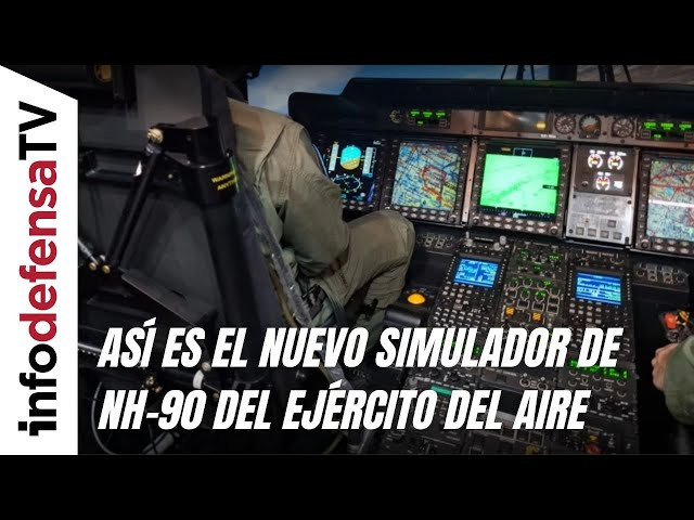 Así es el nuevo simulador de NH90 que Indra ha entregado a Ejército del Aire y del Espacio