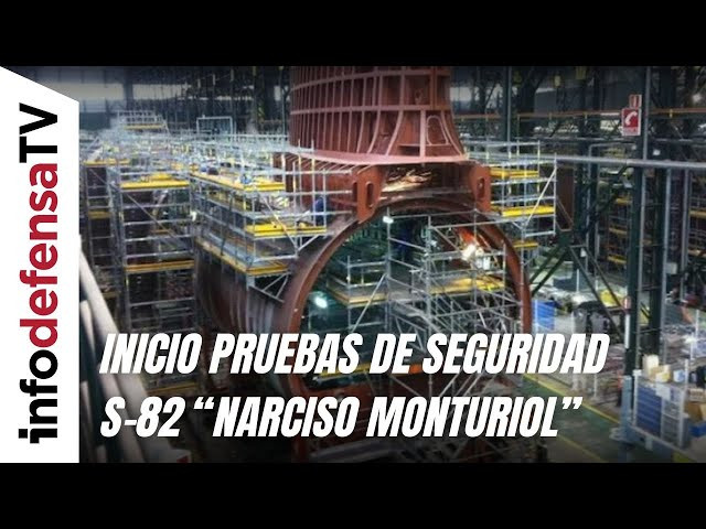 Arrancan las primeras pruebas de seguridad del submarino S-82 Narciso Monturiol