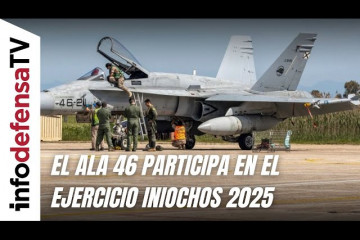 Los F-18 del Ala 46 viajarán hasta Grecia para participar en el ejercicio internacional Iniochos 25