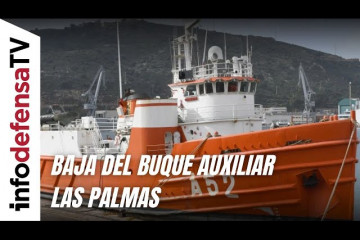 El buque auxiliar A-52 Las Palmas llega a su fin tras 43 años de servicio