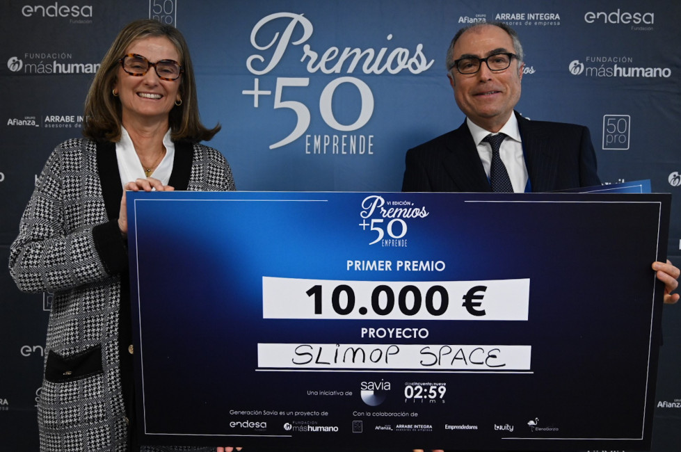 Slimop Space gana la VI edición de los Premios +50 Emprende