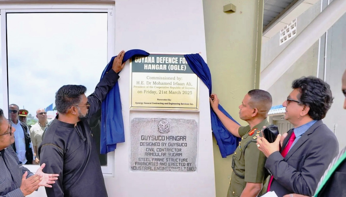 Guyana FzaDefensa Ogle Hangar Office of the President